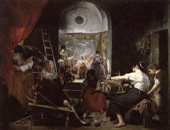 Diego Velazquez The Spinners or The Fable of Arachne oil painting image